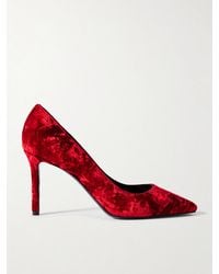 Jimmy Choo - Romy 85 Velvet Pumps - Lyst
