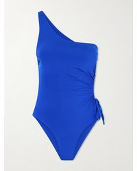 Max Mara - Beachwear Canarie One-Shoulder Cutout Swimsuit - Lyst