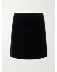 Blazé Milano - Coci Cotton-Velvet Mini Skirt - Lyst
