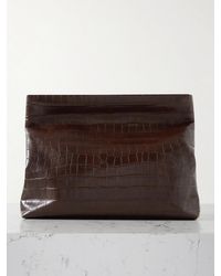 Nili Lotan - Jerry Croc-Effect Leather Clutch - Lyst