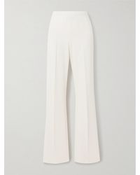 Another Tomorrow - Stretch-Jersey Straight-Leg Pants - Lyst