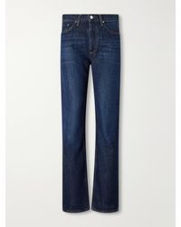 Agolde - Lana Mid-Rise Straight-Leg Jeans - Lyst