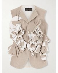 Comme des Garçons - Linen-Canvas Vest - Lyst