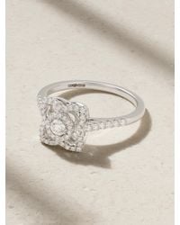 De Beers London - Lotus By De Beers 18-Karat Diamond Ring - Lyst