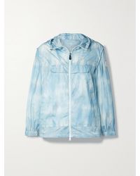Moncler - Corseulles Hooded Printed Shell Jacket - Lyst