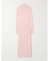 KHAITE - Norla Jersey Turtleneck Gown - Lyst