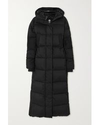 Canada Goose Alliston Hooded Quilted Ripstop Down Coat - Black