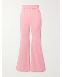 AZ FACTORY - Free To Organic Cotton And Seacell-Blend Flared Pants - Lyst