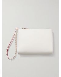 Christian Louboutin - Cabata Clutch Aus Strukturiertem Leder Mit Nieten - Lyst