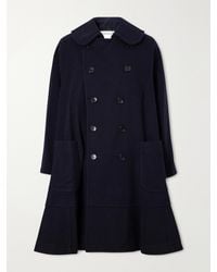 Comme des Garçons - Double-Breasted Melton Wool-Blend Felt Coat - Lyst
