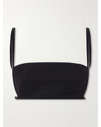 Jil Sander - Cropped Wool And Silk-Blend Top - Lyst