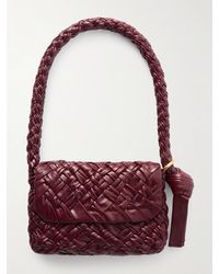 Bottega Veneta - Kalimero Città Small Gathered Intrecciato Leather Shoulder Bag - Lyst