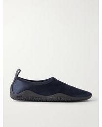 Jil Sander - Elbe Rubber-Trimmed Satin Flats - Lyst