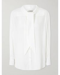S.S.Daley - Elspeth Pussy-Bow Silk Shirt - Lyst
