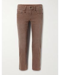 R13 - Boy Verkürzte, Tief Sitzende Jeans Mit Geradem Bein - Lyst