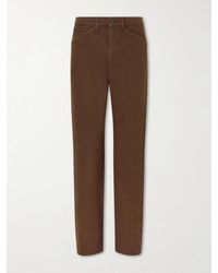 Lemaire - High-Rise Straight-Leg Jeans - Lyst