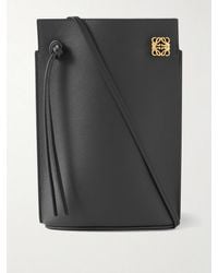 Loewe - Dice Pocket Embellished Leather Shoulder Bag - Lyst