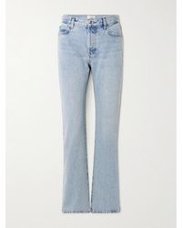 FRAME - The Staple Mid-Rise Straight-Leg Jeans - Lyst