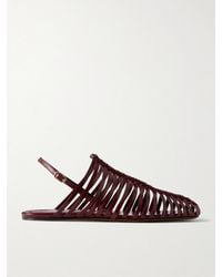 Dries Van Noten - Leather Braided Ballet Flats - Lyst