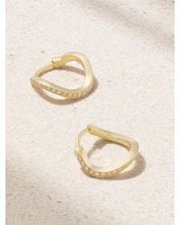 Sophie Bille Brahe - Daisy Ocean 18-Karat Recycled Diamond Hoop Earrings - Lyst