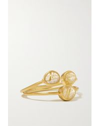 Pippa Small Ring Aus 18 Karat Gold Mit Mehreren Steinen in Mettallic Damen Schmuck Ringe 