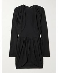 Isabel Marant - Niamae Draped Jersey Mini Dress - Lyst