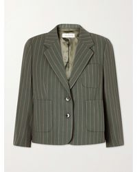 Dries Van Noten - Striped Wool-Blend Twill Blazer - Lyst