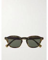 Oliver Peoples - Eyles Sonnenbrille Mit Rundem Rahmen Aus Azetat - Lyst