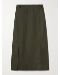 Sa Su Phi - Cotton-Gabardine Midi Skirt - Lyst