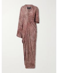Cortana - Mayu Satin Maxi Dress - Lyst