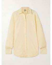 TOTEME - Chemise En Popeline De Coton Biologique - Lyst
