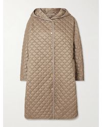 Max Mara - The Cube Joan Mantel Aus Gestepptem Shell Mit Kapuze - Lyst