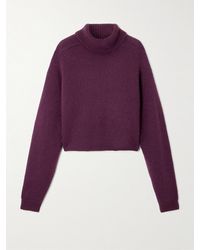 Lisa Yang - Cathie Cropped Cashmere Turtleneck Sweater - Lyst