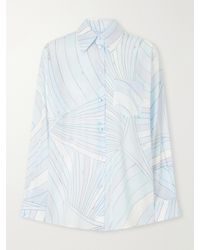 PUCCI - Printed Cotton-Muslin Shirt - Lyst