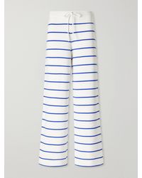 La Ligne - Striped Cotton Wide-Leg Pants - Lyst