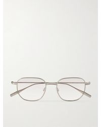 Barton Perreira - Revere Square-Frame Gunmetal-Tone Titanium Sunglasses - Lyst