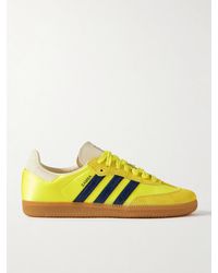 adidas Originals - Baskets En Satin À Finitions En Daim Et En Cuir Samba Og - Lyst