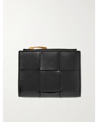 Bottega Veneta - Cassette Intrecciato Leather Wallet - Lyst
