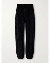 Suzie Kondi - Paxos Velour Tapered Track Pants - Lyst