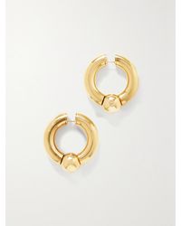 Balenciaga - Mega-Tone Hoop Earrings - Lyst