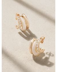 BY PARIAH - Triple Hoops Creolen Aus Recyceltem 14 Karat Mit Jaspissen Und Diamanten - Lyst
