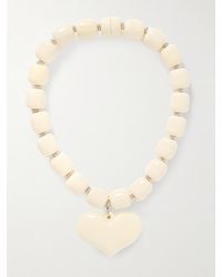 Julietta - Amore Kette Aus Harz Mit Silberfarbenen Details - Lyst