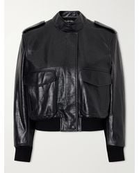 Tom Ford - Aviator Full-Grain Leather Jacket - Lyst