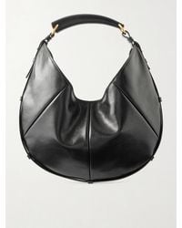 Saint Laurent - Mombasa Paneled Leather Shoulder Bag - Lyst
