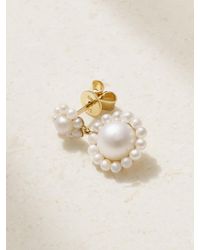 Sophie Bille Brahe - Deux Jeanne 14-Karat Recycled Pearl Single Earring - Lyst