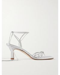 Aeyde - Roda Sandalen Aus Metallic-Leder - Lyst