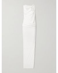 Christopher Esber - Ravelled Asymmetric Cutout Draped Jersey Maxi Dress - Lyst