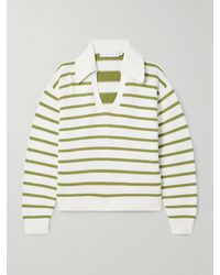 Proenza Schouler - Murphy Pullover Aus Einer Baumwoll-Kaschmirmischung Mit Streifen - Lyst