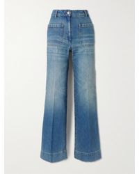 Victoria Beckham - Alina High-Rise Wide-Leg Jeans - Lyst