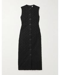 D'Estree - Camille Frayed Fil Coupé Organic Cotton Midi Dress - Lyst